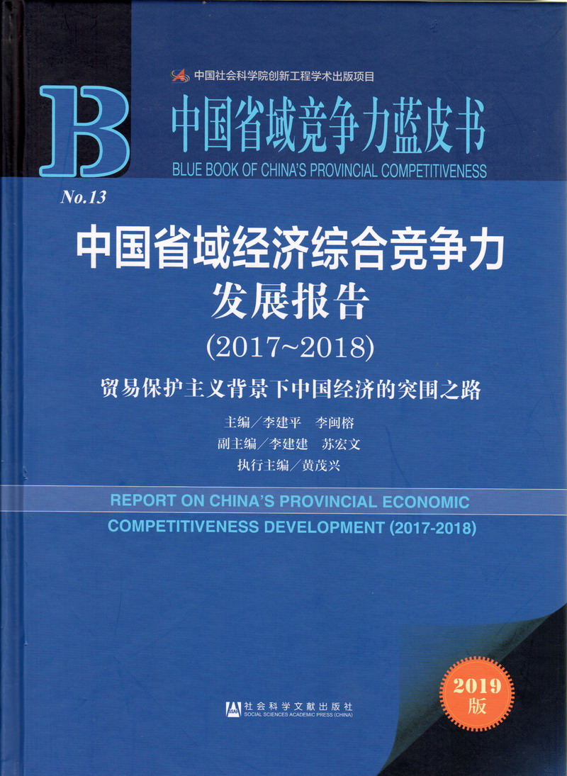 操逼视频之肉棒中国省域经济综合竞争力发展报告（2017-2018）